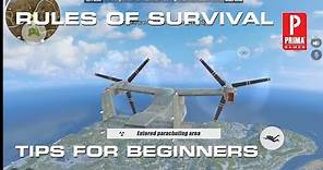 Rules of Survival Tips for Beginners