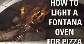 How to Light a Fontana Wood-Fired Oven for Cooking Pizza - Fontana Forni USA