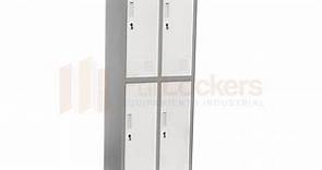 Lockers Metálicos 4 Puertas | Dobles - Full Lockers