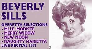 Beverly Sills in her prime performs four operetta arias live