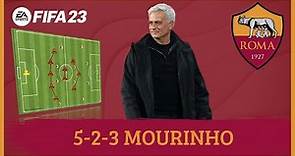 Mourinho 5-2-3 Roma FIFA 23 |Tácticas|