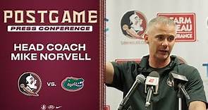 MIKE NORVELL | FSU Football UF Post-game Press Conference