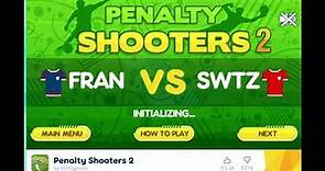 Playing Penalty Shooters 2 on Poki!!!