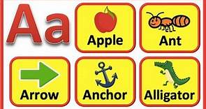 Alphabet vocabulary A-Z 😀 | Learn words with pictures | ABC VOCABULARY