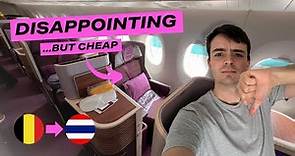 Expectation vs Reality: Thai Airways' GRIM Business Class on A350 | Review