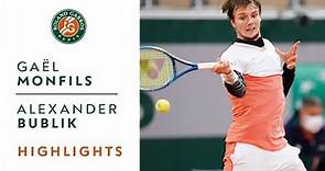 Gaël Monfils vs Alexander Bublik - Round 1 Highlights | Roland-Garros 2020