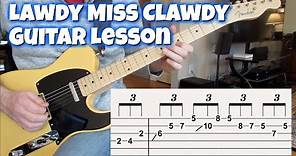 Lawdy Miss Clawdy (Guitar Lesson)