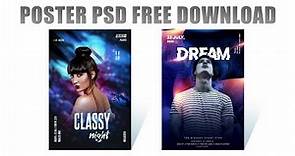 Posters Psd Template Free Download