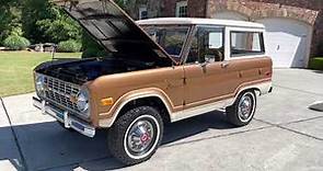 Original 1974 Ford Bronco Ranger Interior/Engine Bay