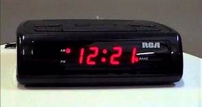 RCA RC100 LED Clock Radio w/ Sleep Timer