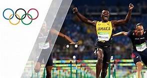 Mcleod is first Jamaican to win Olympic gold in Men's 100m hurdles