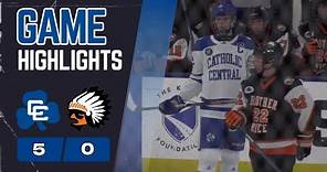 Detroit Catholic Central vs Brother Rice Boys Hockey Highlights