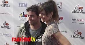 David Krumholtz & Vanessa Britting at Yahoo! Sports "A Day Of Champions" Event