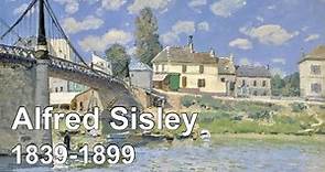 Alfred Sisley - 101 paintings (with captions) [HD]
