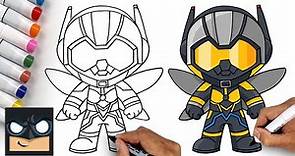 How To Draw The Wasp | Ant-Man and the Wasp: Quantumania