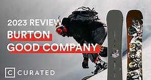 2023 Burton Good Company Snowboard Review (2024 Same Tech; Different Graphic) | Curated