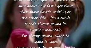 Miley Cyrus The climb(letra)