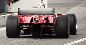 Ferrari F2004 F1 V10 ex Schumacher EXTREME Sound at Monza Circuit!!