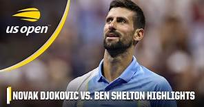 Novak Djokovic vs. Ben Shelton Full Match Highlights | 2023 US Open Semifinals
