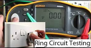 Easy Guide to Ring Final Circuit Testing and how to complete the schedule of results.