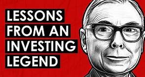 Unveiling the Genius: Unforgettable Life Lessons From Investing Legend Charlie Munger (TIP598)