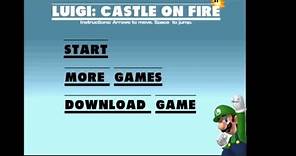 Luigi - Castle on Fire (Flash game) Walkthrough