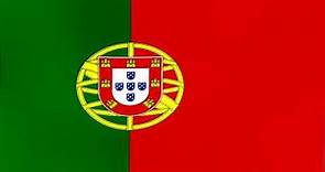Bandera Ondeando e Himno de Portugal - Flag Waving and Anthem of Portugal