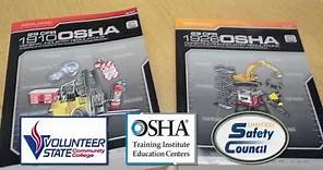 OSHA 500 Series Courses at United Safety Council