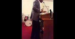 Pastor Keith Ellis preaching Tonight pt.1