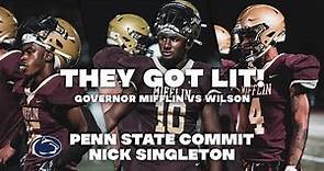 THEY GOT LIT!!! | 5 star RB Nick Singleton | Governor Mifflin vs Wilson High school football