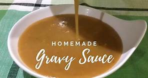 Quick Homemade Gravy Sauce l Perfect Gravy for Chicken and Mashed Potatoes