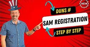 SAM.gov REGISTRATION STEP by STEP - How to Register with SAM in 2022