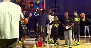 Watch Sonya Curry hit an insane half-court shot at NBA All-Star Weekend