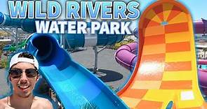 2023 FULL Tour of Wild Rivers Water Park in Irvine, CA! Our FIRST VISIT & ALL Attractions!