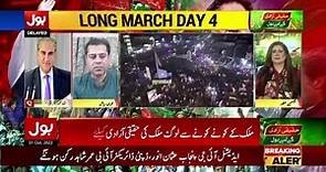 Live Stream: Gujranwala: Vice Chairman PTI Shah Mahmood Qureshi Exclusive Talk on BOL News Bus Bohat Hogaya With Jasmeen Manzoor from Haqeeqi Azadi March Day 4 31 October, 2022