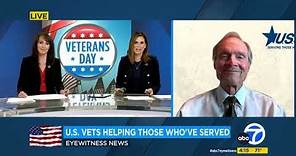 U.S.VETS President & CEO Stephen Peck Interview on ABC 7 in Los Angeles (11/10/23)