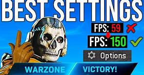 BEST WARZONE SETTINGS GUIDE (Console + PC)