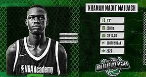 NBA Academy Player Highlights - Khaman Maluach