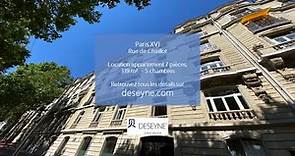 Location appartement vide, Paris 16, rue de Chaillot, 319 m², 7 pièces