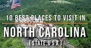 10 Best Places to Visit in North Carolina, USA | Travel Video | Travel Guide | SKY Travel