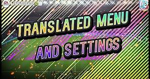 FIFA ONLINE 4 ENGLISH TRANSLATED MENU AND SETTINGS GUIDE