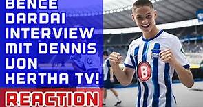 BENCE DARDAI im Interview mit Dennis von Hertha TV! Ziele für die Zukunft / Lieblingsspieler uvm.