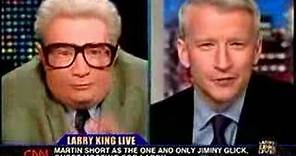 Jiminy Glick interviews Anderson Cooper