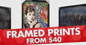 Framed Prints from $40