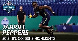 Jabrill Peppers (Michigan, LB/DB) | 2017 NFL Combine Highlights
