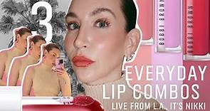 3 Everyday Lip Combos Tutorial | Live From L.A., It’s Nikki | Episode 28 | Bobbi Brown Cosmetics