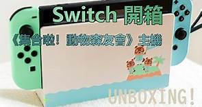 即日開箱Switch《集合啦！動物森友會》主機+基本設定 Nintendo Switch Animal Crossing UNBOXING!