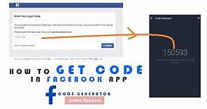 How to find Code Generator on Facebook app