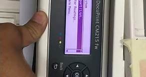 Fuji Xerox DocuPrint CM 215 fw - Setting Static IP WiFi / Printer Not Connected - Part 1