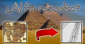 ¿Es así como construyeron las pirámides de Egipto?